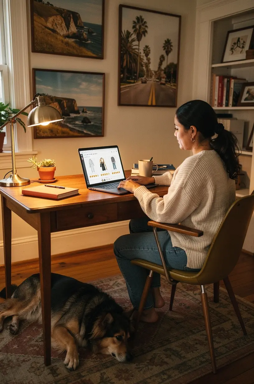 Natural light enhancing productivity in home workspaces
